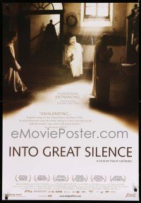 9c361 INTO GREAT SILENCE 1sh '06 Grande Chartreuse monk documentary!