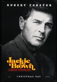 9c376 JACKIE BROWN teaser 1sh '97 Quentin Tarantino, cool image of Robert Forster!