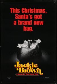 9c379 JACKIE BROWN teaser 1sh '97 Quentin Tarantino, Santa's got a brand new bag!