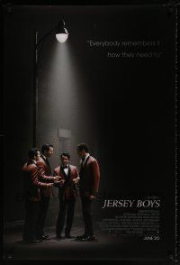 9c385 JERSEY BOYS int'l advance DS 1sh '14 John Lloyd Young as Frankie Valli, The Four Seasons!