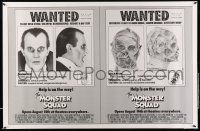 9c481 MONSTER SQUAD advance 1sh '87 wacky mugshot images of Dracula & the Mummy!
