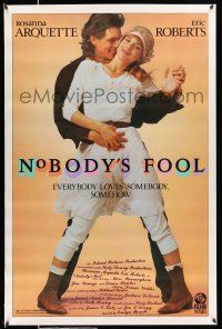 9c521 NOBODY'S FOOL 1sh '86 Rosanna Arquette dancing with Eric Roberts!