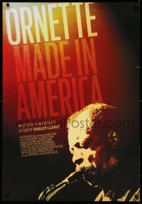 9c529 ORNETTE: MADE IN AMERICA 1sh R12 William S. Burroughs, Ornette Coleman, jazz documentary!