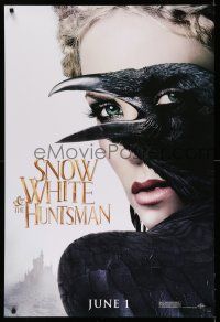 9c648 SNOW WHITE & THE HUNTSMAN teaser 1sh '12 sexy Charlize Theron, clever design!