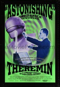 9c744 THEREMIN AN ELECTRONIC ODYSSEY 1sh '94 images of the inventor with Gort!