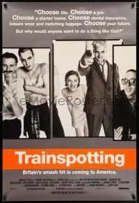 9c770 TRAINSPOTTING 1sh '96 heroin drug addict Ewan McGregor, Danny Boyle