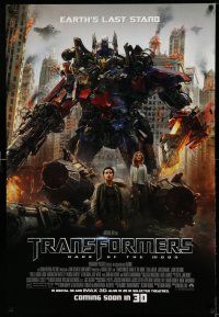 9c773 TRANSFORMERS: DARK OF THE MOON coming soon style advance DS 1sh '11 directed by Michael Bay!