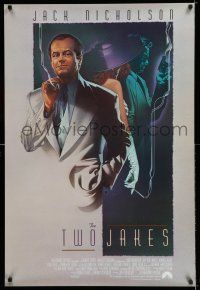 9c786 TWO JAKES int'l 1sh '90 cool art of smoking Jack Nicholson by Rodriguez!