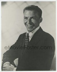 9d166 FRANK SINATRA deluxe 10.25x13.25 still '45 great youthful portrait by Clarence Sinclair Bull!