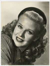 9d170 GINGER ROGERS deluxe 10.25x13.5 still '46 wonderful close portrait when she made Heartbeat!