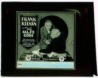 9d063 FALSE CODE glass slide '19 honorable Frank Keenan is framed & goes to jail but gets revenge!