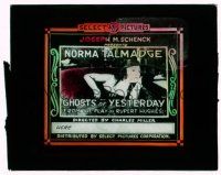 9d068 GHOSTS OF YESTERDAY glass slide '18 Norma Talmadge in a dual role, from Rupert Hughes play!