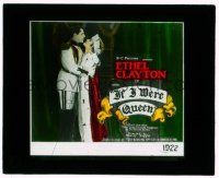 9d076 IF I WERE QUEEN glass slide '22 pretty Ethel Clayton marries Prince Warner Baxter!