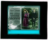 9d085 LITTLE MINISTER glass slide '22 religious James Morrison loves gypsy Alice Calhoun!