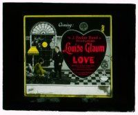 9d087 LOVE glass slide '20 Louise Glaum is a mistress to a rich man to support her mom & sister!