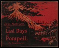 9d848 LAST DAYS OF POMPEII English souvenir program book '13 filled with great images & info!