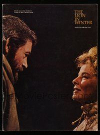 9d852 LION IN WINTER souvenir program book '68 Katharine Hepburn, Peter O'Toole as Henry II!