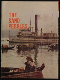 9d927 SAND PEBBLES souvenir program book '67 Navy sailor McQueen & Candice Bergen, Robert Wise