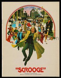 9d931 SCROOGE English souvenir program book '71 Albert Finney as Ebenezer Scrooge, Charles Dickens