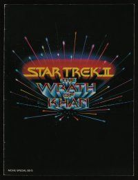 9d951 STAR TREK II souvenir program book '82 The Wrath of Khan, Leonard Nimoy, William Shatner