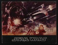 9d954 STAR WARS souvenir program book 1977 George Lucas classic, Jung art!
