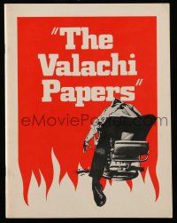 9d984 VALACHI PAPERS souvenir program book '72 directed by Terence Young, Charles Bronson