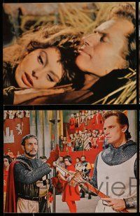 9d243 EL CID 8 color 10x12.75 stills '61 Anthony Mann war epic, Charlton Heston, Sophia Loren