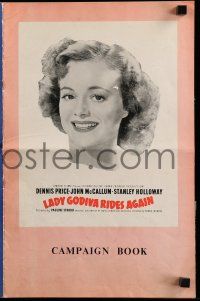 9d529 LADY GODIVA RIDES AGAIN English pressbook '53 an expose of the beauty pageant business!