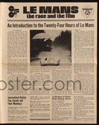 9d378 LE MANS herald '71 race car driver Steve McQueen, great different images & information!