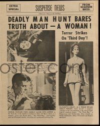 9d451 THIRD DAY herald '65 George Peppard, sexy Elizabeth Ashley, the deadliest manhunt of all!