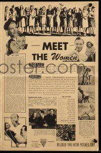 9d509 DR CHRISTIAN MEETS THE WOMEN pressbook R40s Jean Hersholt, Dorothy Lovett, Meet the Women!