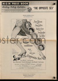 9d593 OPPOSITE SEX pressbook '56 sexy June Allyson, Joan Collins, Ann Sheridan, Ann Miller
