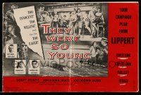 9d649 THEY WERE SO YOUNG pressbook '55 Scott Brady, Raymond Burr, bad teenagers far too willing!