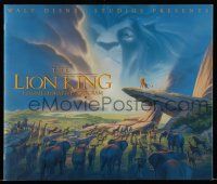 9d853 LION KING El Capitan souvenir program book '94 classic Disney cartoon set in Africa!