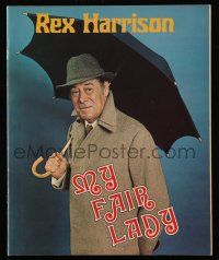 9d875 MY FAIR LADY stage play souvenir program book '81 starring Rex Harrison & Cheryl Kennedy!