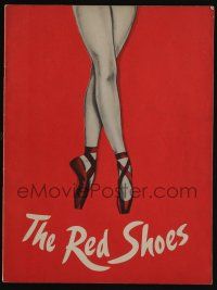 9d908 RED SHOES souvenir program book '49 Powell & Pressburger, ballerina Moira Shearer!