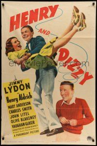 9f374 HENRY & DIZZY style A 1sh '42 Jimmy Lydon as Henry Aldrich, Mary Anderson, Charles Smith