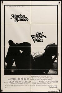 9f494 LAST TANGO IN PARIS 1sh '73 Marlon Brando, Maria Schneider, Bernardo Bertolucci!