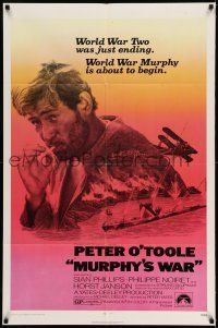 9f618 MURPHY'S WAR 1sh '71 Peter O'Toole, WWII was ending, WWMurphy was about to begin!