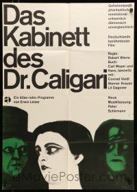 9g432 CABINET OF DR CALIGARI German R60s Conrad Veidt, very strange art by Blase!