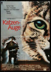 9g436 CAT'S EYE German '86 Stephen King, Drew Barrymore, art of wacky little monster by Jeff Wack!