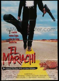 9g470 EL MARIACHI German '93 first movie written & directed by Robert Rodriguez!