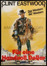 9g478 FISTFUL OF DOLLARS German R78 introducing the man with no name, Clint Eastwood!