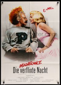9g510 INSIGNIFICANCE German '85 Nicolas Roeg, art of Marilyn & Einstein by Hans Peter Sickert!