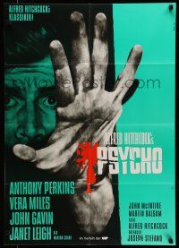 9g563 PSYCHO German R80s different art of Anthony Perkins by Peltzer, Alfred Hitchcock