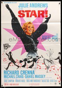 9g589 STAR German '68 Julie Andrews, Robert Wise, Richard Crenna, Daniel Massey, cool artwork!