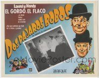 9g673 BLOCK-HEADS Mexican LC R60s different image of Stan Laurel & Oliver Hardy, Hal Roach!