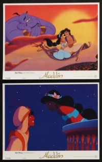 9g890 ALADDIN 9 French LCs '92 classic Walt Disney Arabian fantasy cartoon!