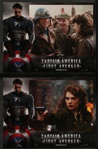 9g979 CAPTAIN AMERICA: THE FIRST AVENGER 6 French LCs '11 Hugo Weaving, Chris Evans in title role!
