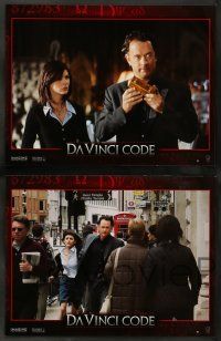 9g911 DA VINCI CODE 8 French LCs '06 Tom Hanks, Audrey Tautou, Ian McKellen, Ron Howard